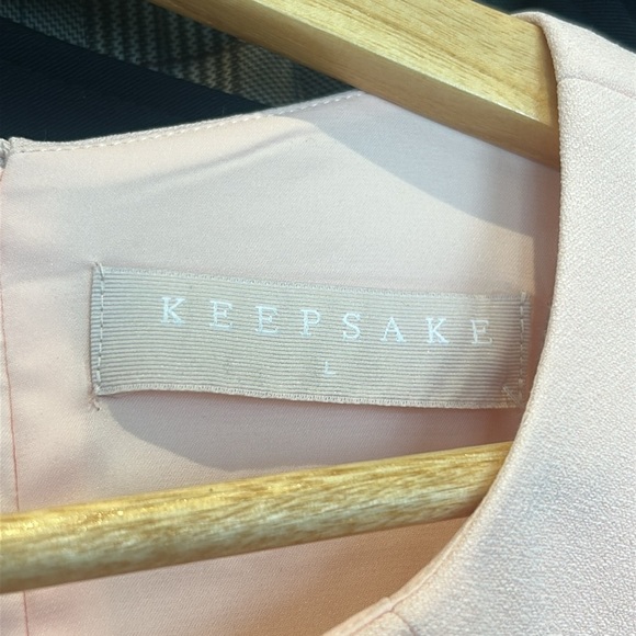 Keepsake the Label Rose Pink Sleeveless Asymmetrical Jupiter Short Dress Size L - Picture 3 of 17